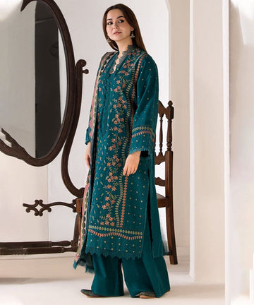 Sobia Nazir Embroidered Dhanak Three Piece