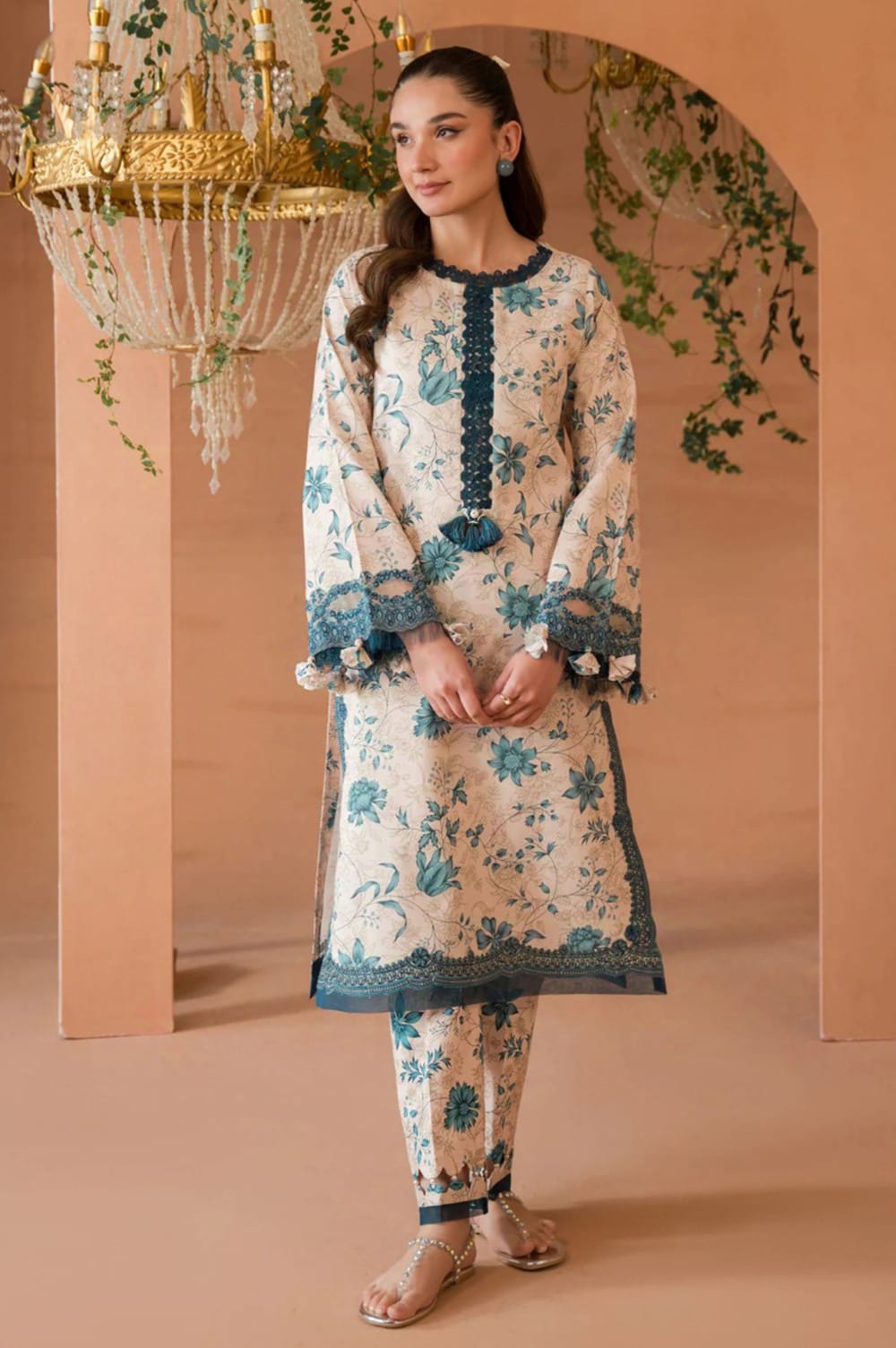 Jade By Firdous 3pc Printed Lawn Suit (Unstitched)