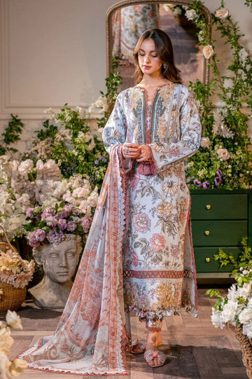 Jade By Firdous 3pc Printed Lawn Suit (Unstitched)