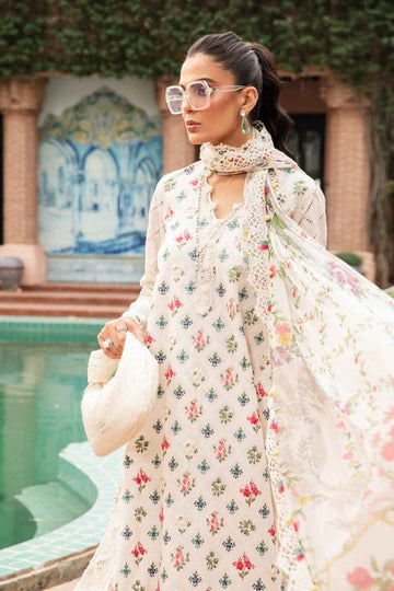 MARIA B  3pc Printed Lawn Suit (Unstitched)